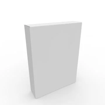 White empty box for tablets and other products Stock Illustration