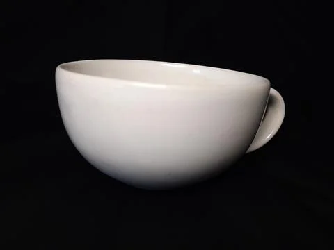 White empty coffee cup Stock Photos