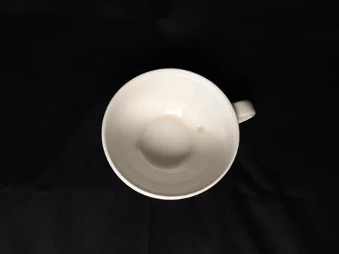 White empty coffee cup Stock Photos