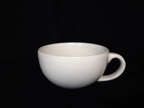 White empty coffee cup Stock Photos