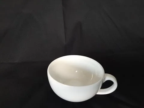 White empty coffee cup Stock Photos