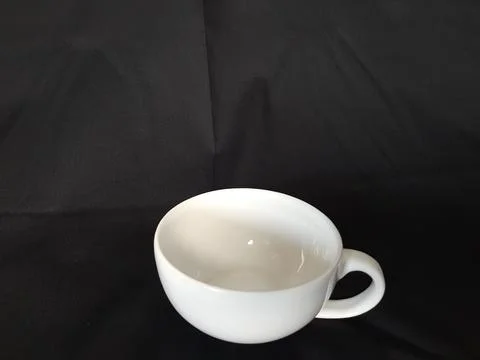 White empty coffee cup Stock Photos