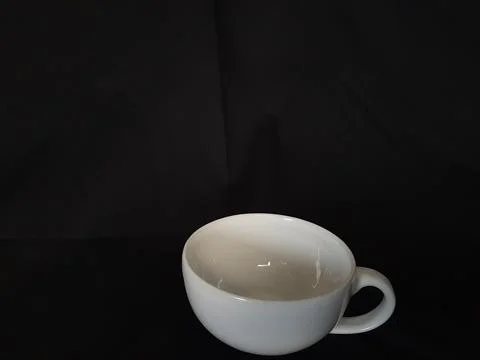 White empty coffee cup Stock Photos