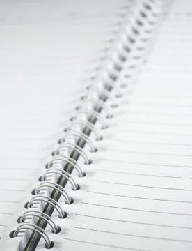 White empty diary. Stock Photos