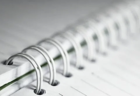 White empty diary. Stock Photos