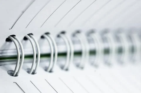 White empty diary. Stock Photos