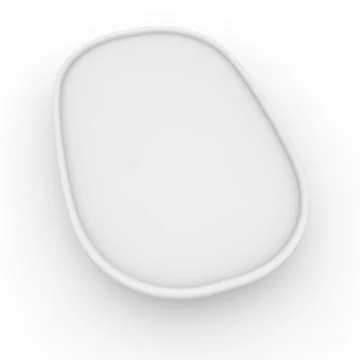 White empty jar with a lid Stock Illustration