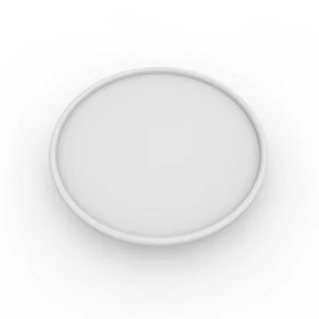 White empty jar with a lid Stock Illustration