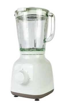 White empty juicer Stock Photos