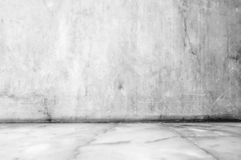 White Empty Marble Room Background. Stock Photos