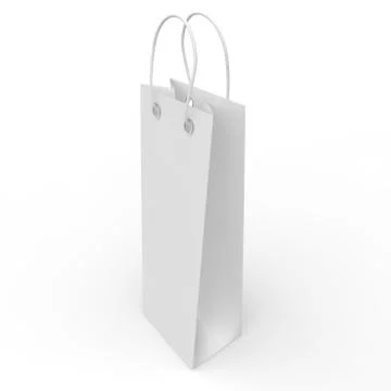 White empty package for bottles Stock Illustration