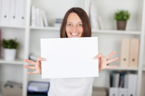 White empty paper Stock Photos