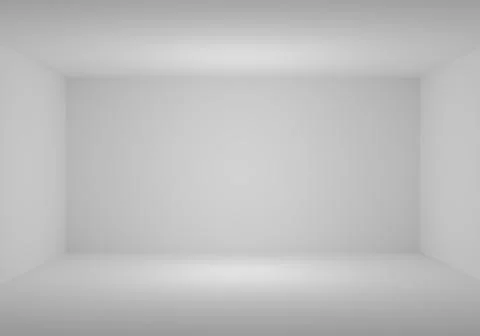 White empty room studio gradient background イラスト素材