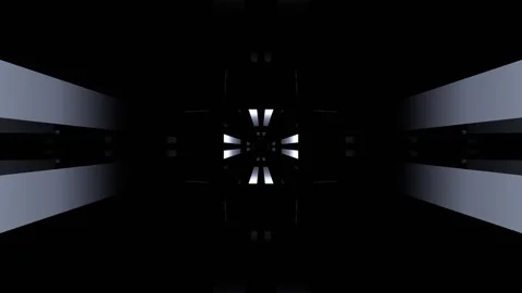 White Endless Neon Striped Abstraction Background VJ Loop in 4K Stock Footage 328358172