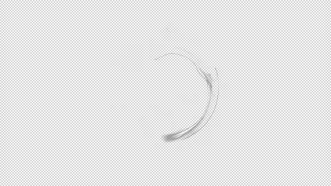 White energy particle circle with alpha channel Stock Footage 237178294