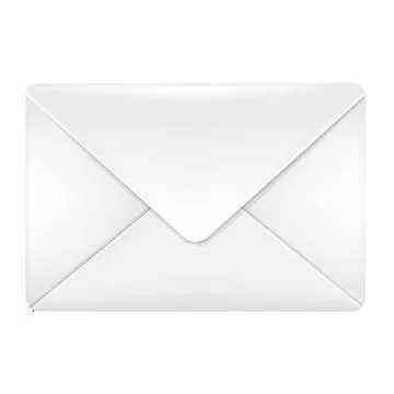 White envelope Stock Illustration