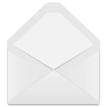 White envelope Stock Illustration