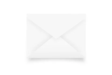 White envelope Stock Illustration