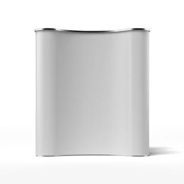 White exhibition stand Stock Illustration