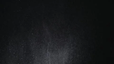 White exploding powder over black background Stock Illustration