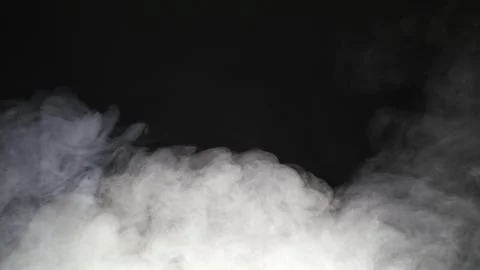 White exploding powder over black background Stock Illustration