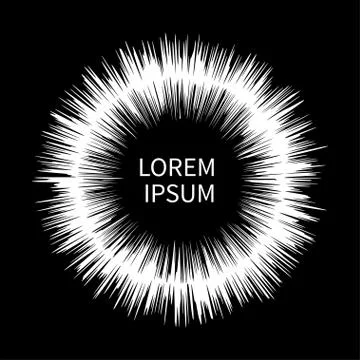 White exploding stars Stock Illustration