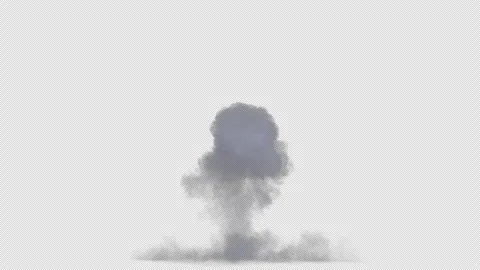 White Explosion 4K Alpha Stock Footage 280554687