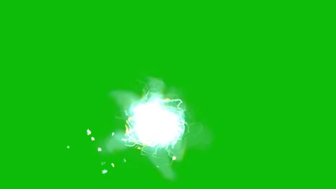 A white explosion on a green background Vídeos de archivo 331103259