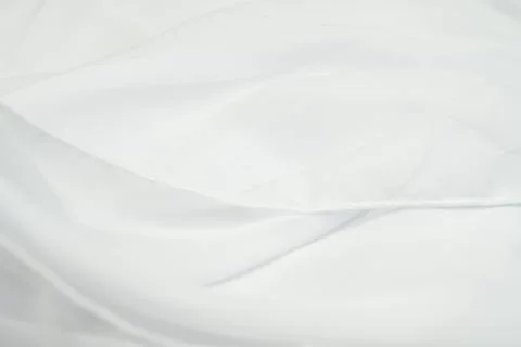 White fabric background copy space Stock Photos