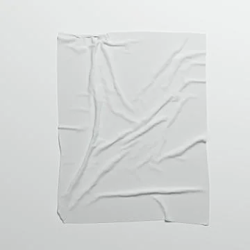 White fabric イラスト素材