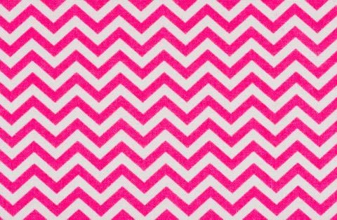White fabric with a pink chevron pattern Foto stock