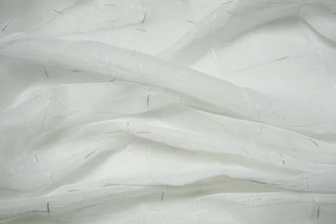 White fabric texture abstract wavy background 스톡 사진
