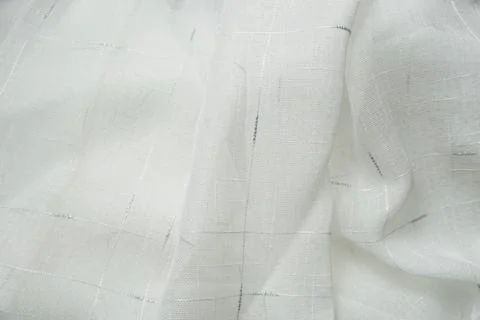 White fabric texture abstract wavy background 写真素材