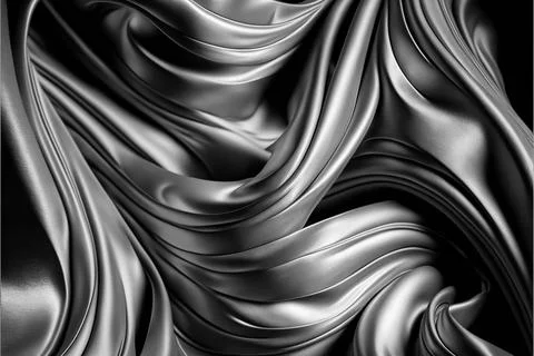 White fabric texture background, abstract, satin Stock Illustration