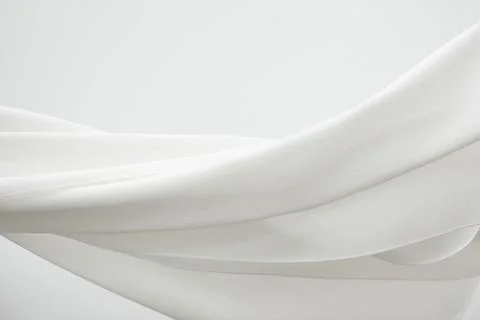 White fabric texture background design element Stock Photos