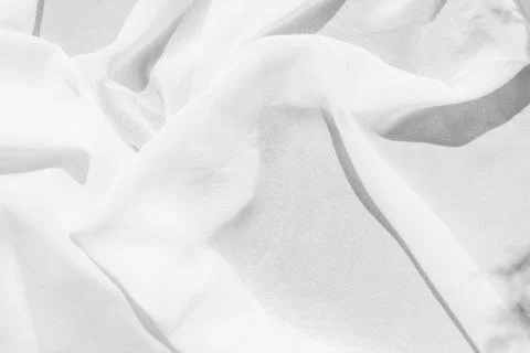 White fabric texture background Stock Photos