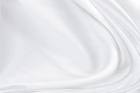 White fabric texture background ,wavy fabric Fotos de archivo