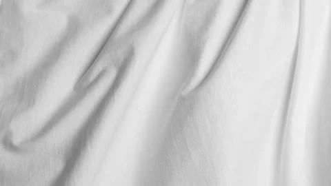 White fabric texture moving in super slow motion Stock Footage 235472344