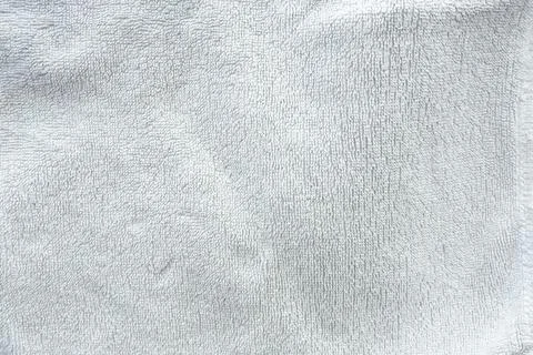 A white fabric texture or background. Stock Photos