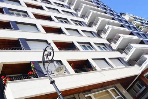 White facade  Stock Photos