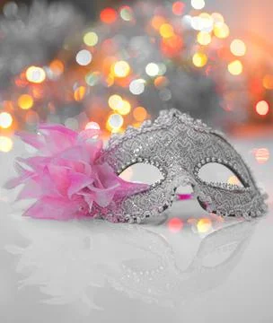 White face mask Stock Photos