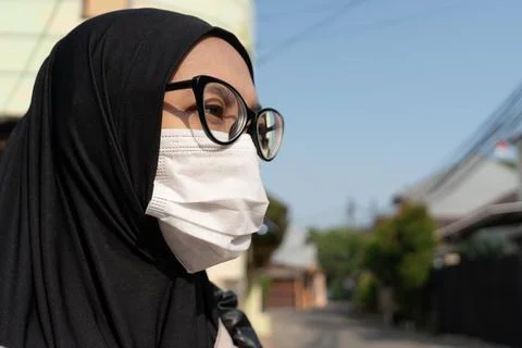 White face mask Stock Photos