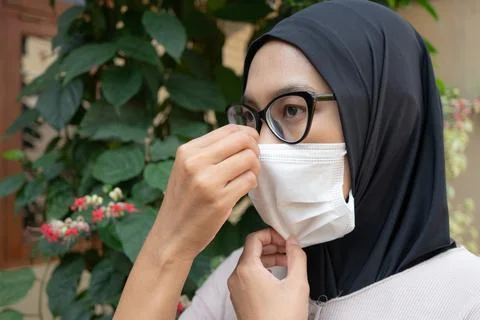 White face mask Stock Photos