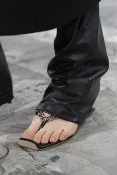  Off-White Fall Winter 2020 at Paris Fashion Week Off-White Fall Winter 20... Stock Photos