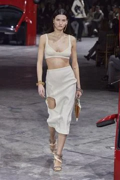  Off-White Fall Winter 2020 at Paris Fashion Week Off-White Fall Winter 20... Stock Photos