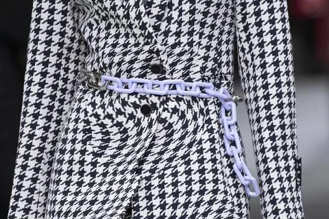  Off-White Fall Winter 2020 at Paris Fashion Week Off-White Fall Winter 20... Stock Photos