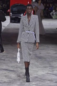  Off-White Fall Winter 2020 at Paris Fashion Week Off-White Fall Winter 20... Stock Photos