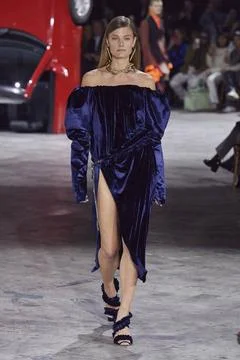  Off-White Fall Winter 2020 at Paris Fashion Week Off-White Fall Winter 20... Stock Photos