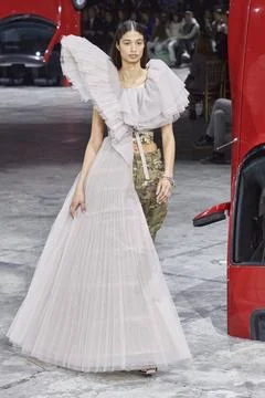  Off-White Fall Winter 2020 at Paris Fashion Week Off-White Fall Winter 20... Stock Photos