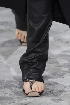  Off-White Fall Winter 2020 at Paris Fashion Week Off-White Fall Winter 20... Stock Photos